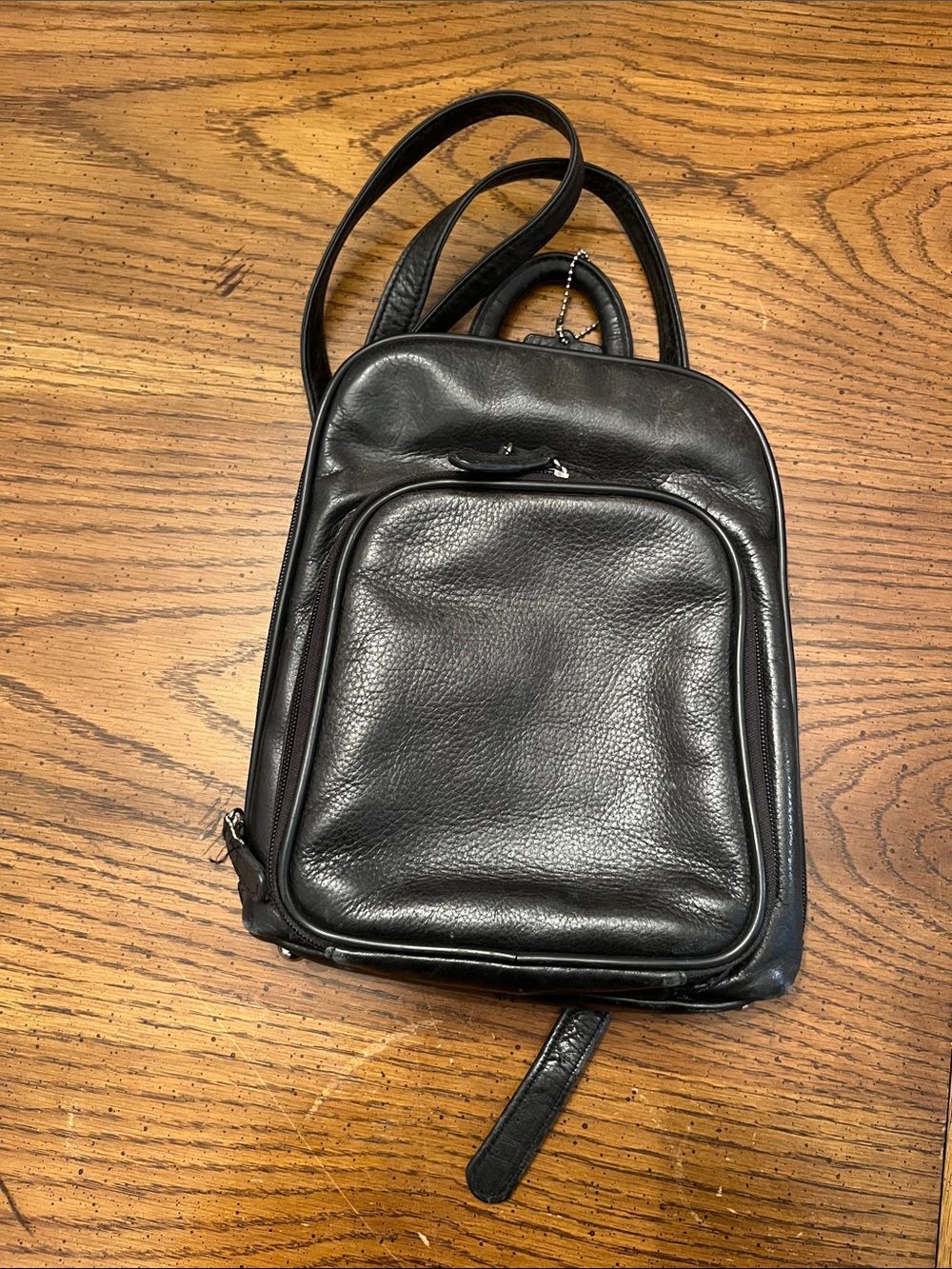 Osgoode Marley small organizer leather backpack